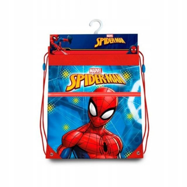 Worek szkolny na buty obuwie dla chłopca zamek WF Spiderman Marvel
