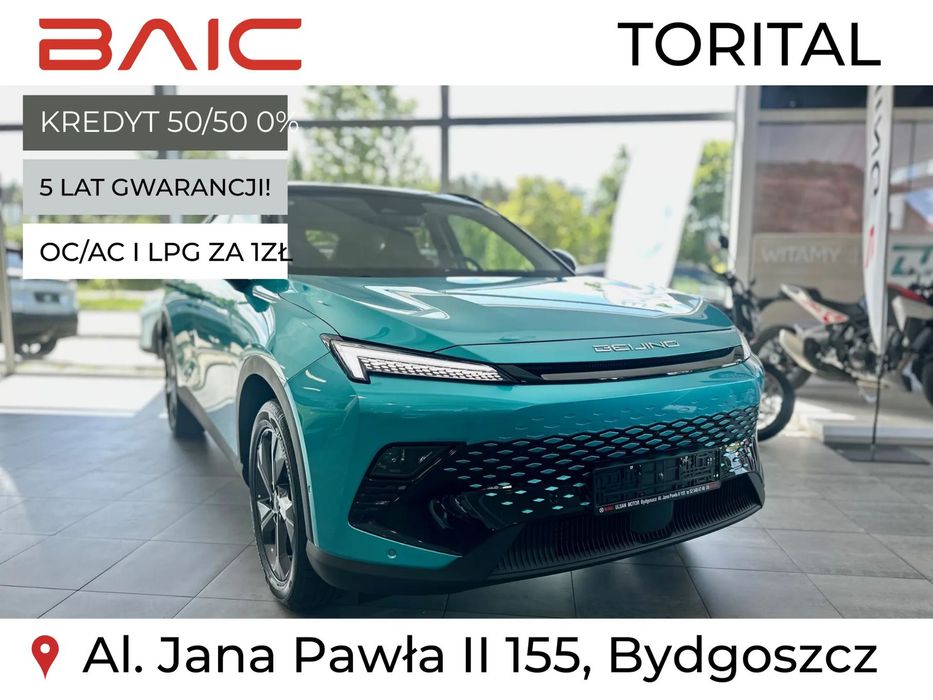 BAIC 5 KREDYT 50/50 0% Instalacja gazowa LPG za 1zł! Salon Bydgoszcz Torital.