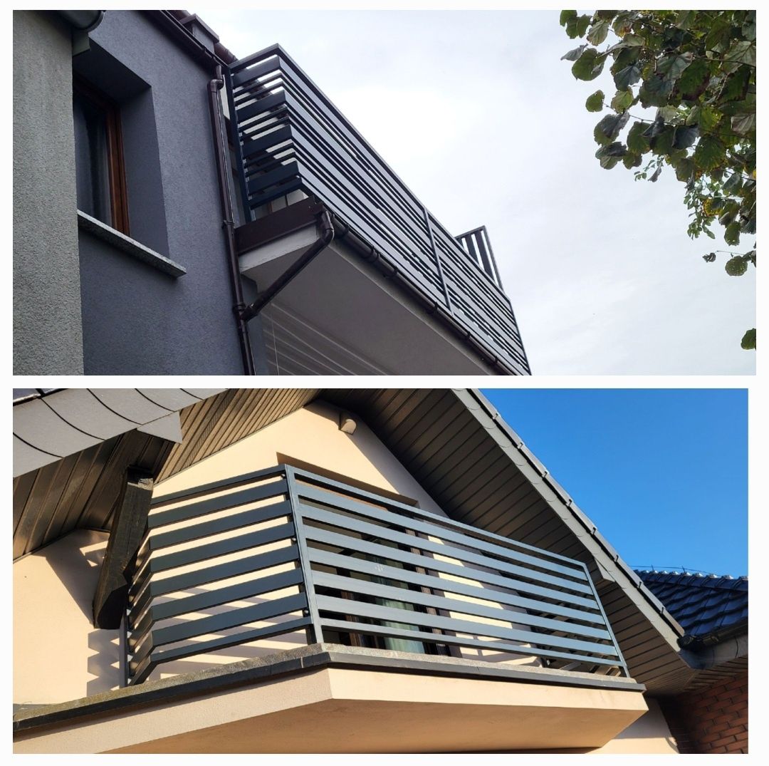 Balustrady metalowe.
