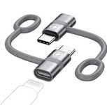 RAVIAD Adapter Lightning na USB C, 60 W, 2 sztuki, adapter Lightning n