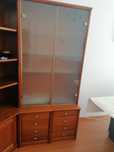 Movel c quatro prateleiras e oito gavetas, apoio de sala, 200 cm X 90