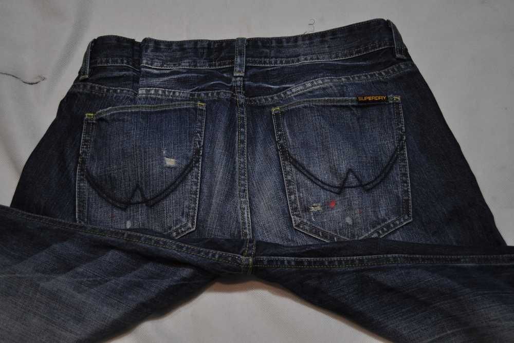 SUPERDRY S 81cm 30/32 męskie spodnie jeansowe slim s8v