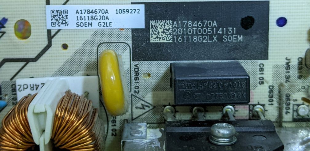 Блок Плата живлення APS-252 4-181-966-01 телевізор SONY KLV-32