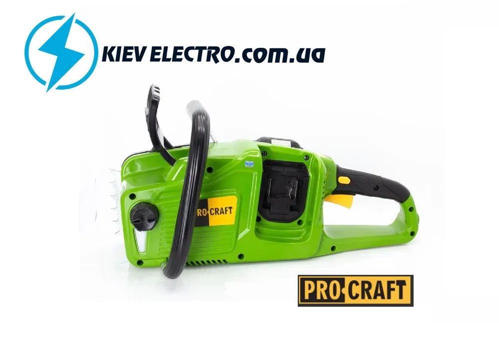 Аккумуляторная пила Procraft PCA40/2 (2 акб МАХ 4Ач + ЗУ 20/2 + МАСЛО)