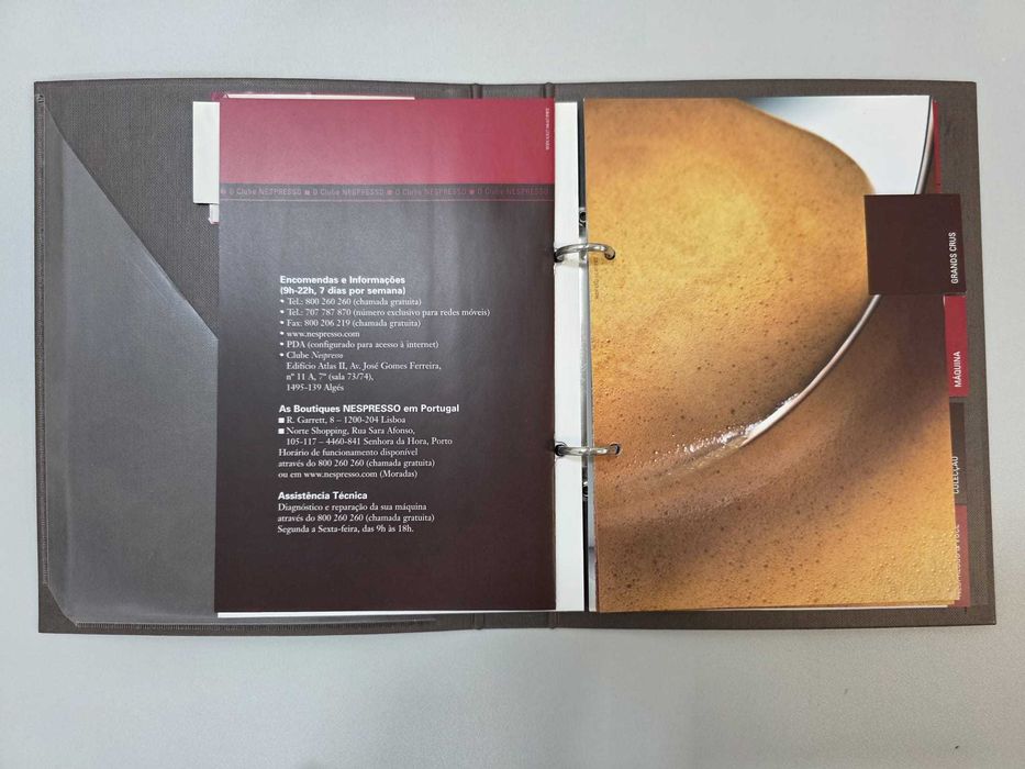 Nespresso — Dossiê/Portfolio de Apresentação (Binder 2 argolas)