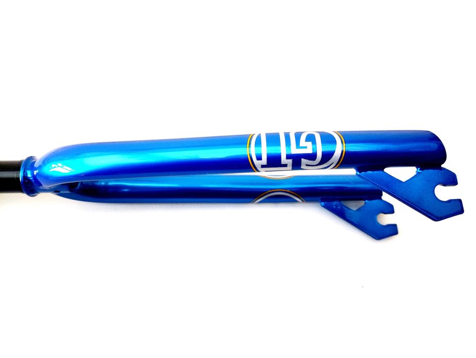 Nowy Lekki Widelec NOS GT Cr-Mo Racing BMX 1 1/8" 20" Niebieski