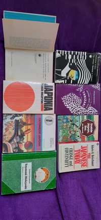 Zestaw ośmiu książek japonistycznych po polsku i angielsku