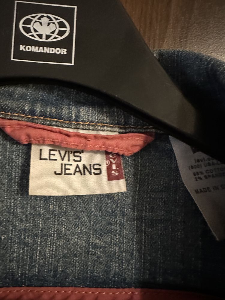 Katana kurtka jeansowa Levis vintage guziki naszywki 38 M