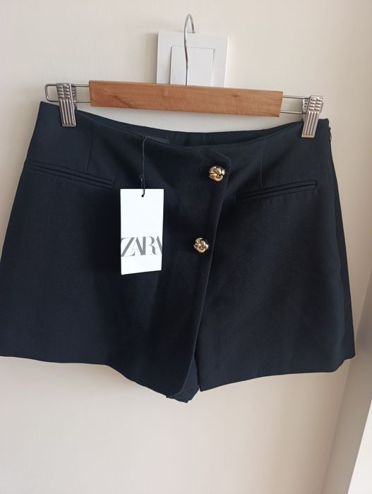 Nowe, czarne spódnico-spodenki Zara M