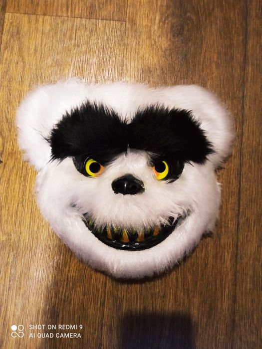 Маска на голову,белый панда убийца, пять друзей фредди, Tesco