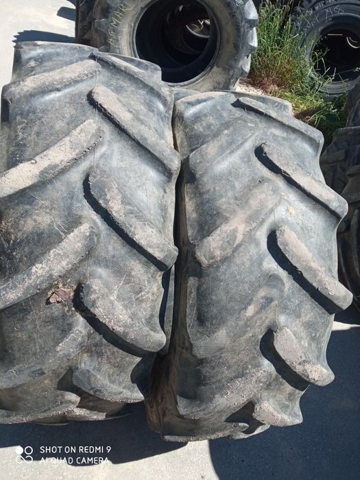 380/70R24 Continental opony używane rolnicze para