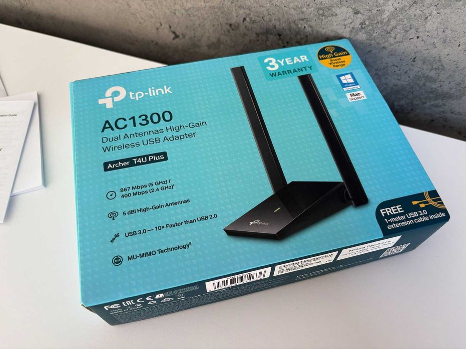 Karta sieciowa USB TP-Link Archer T4U Plus AC1300