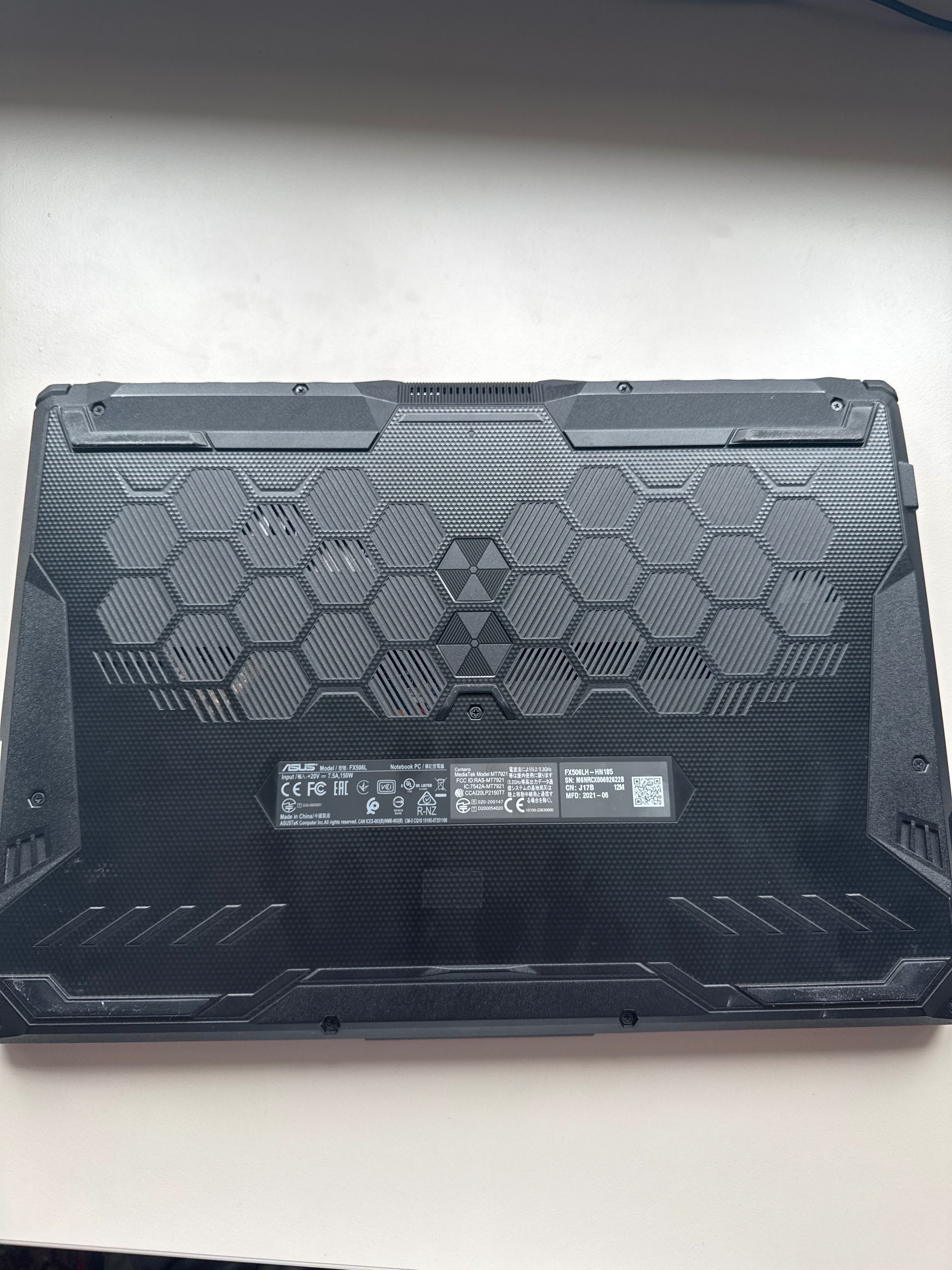 Игровой ноутбук asus tuf gaming f15
