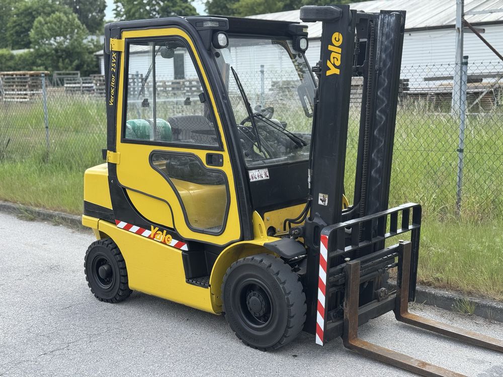 Yale [2012r] wózek widłowy 2500kg UDT przesuw KABINA LPG