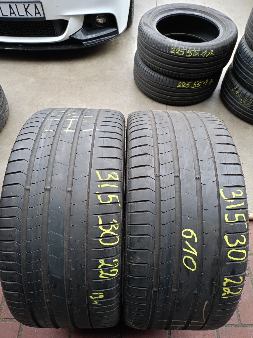 Opony letnie 315/30r22 Pirelli 2szt  dot 19 610zl