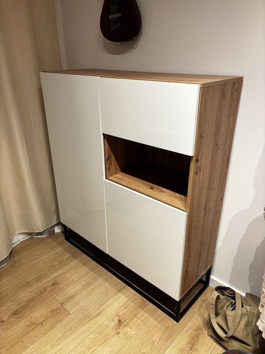 Szafa, witryna dąb artisan