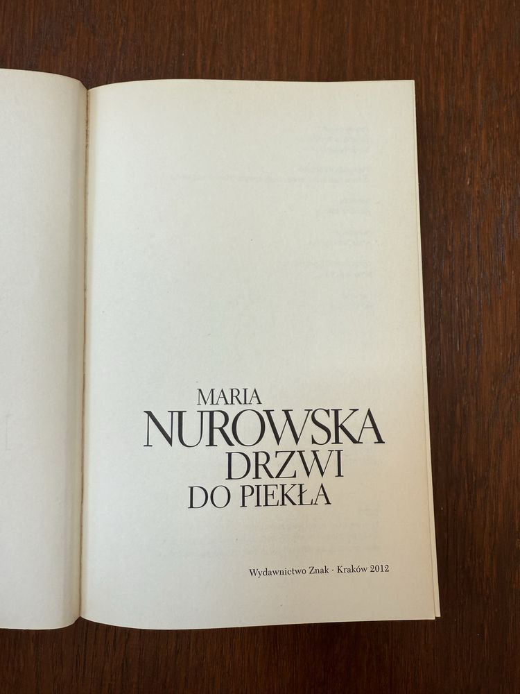 Maria Nurowska - Drzwi do Piekła (Znak 2012)
