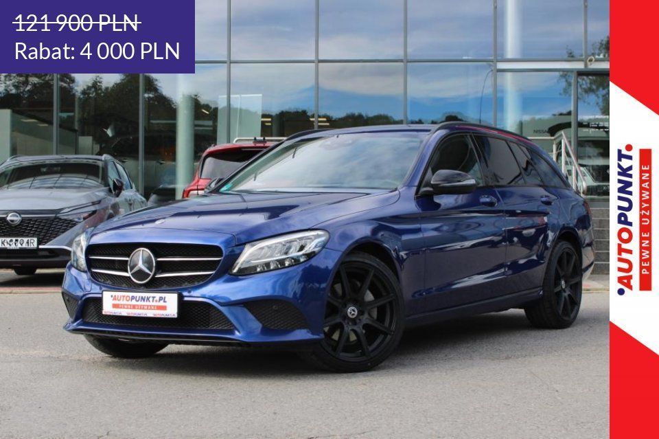 Mercedes-Benz Klasa C C 300 d 245KM Avantgarde 9-G Tronic, 2020r. *Carplay* Podgrz. Fotele*
