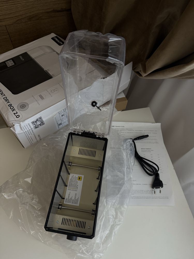 Сушарка для ниток Creality, FILAMENT DRY BOX 2.0 оновлений вентилятор