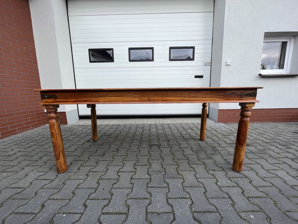 Stół z drewna egzotycznego 180 x90 cm