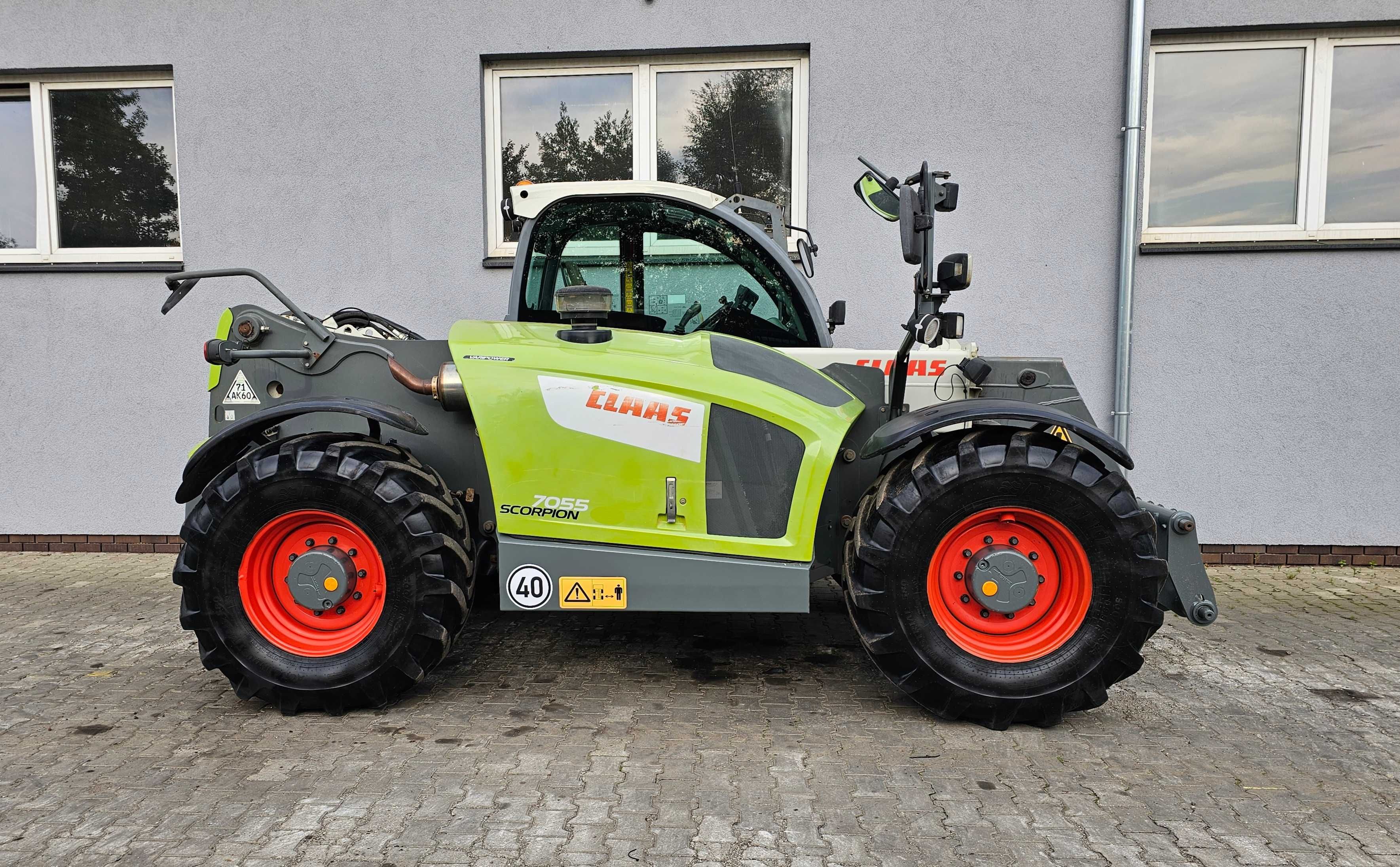 CLAAS Scorpion 7055 Varipower Oryginał Full Opcja Klima 40km/h 5,5t 7m
