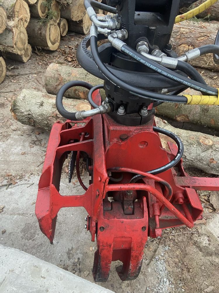 Glowica scinkowa, pila hydrauliczna do koparki