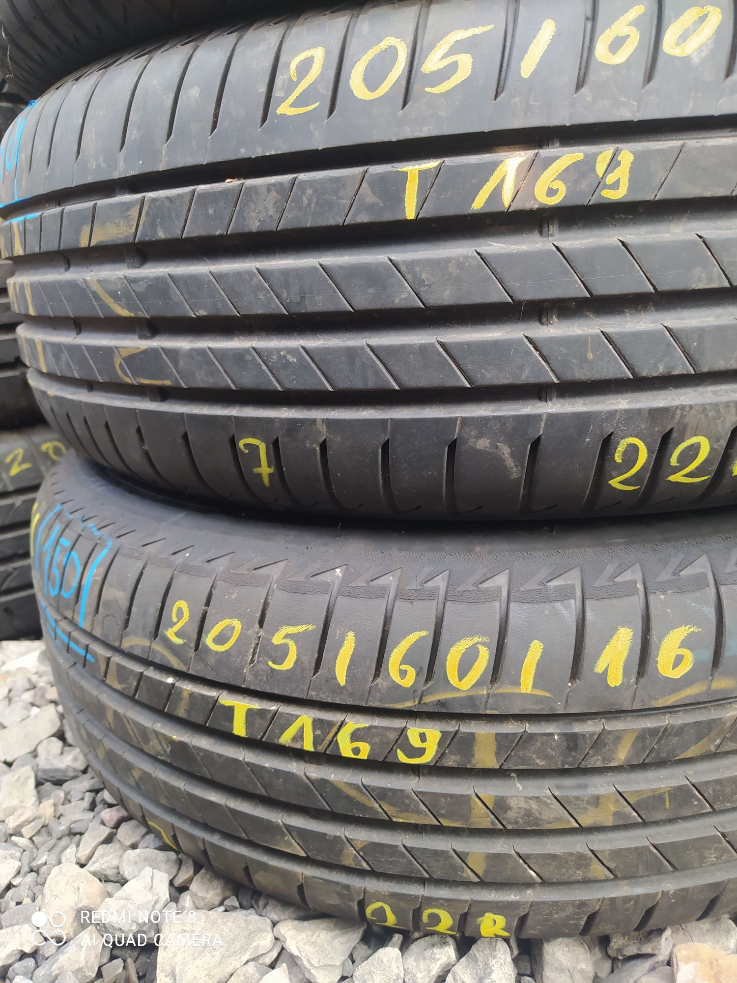 T169 205/60/16 RSC sztuk 2 Bridgestone