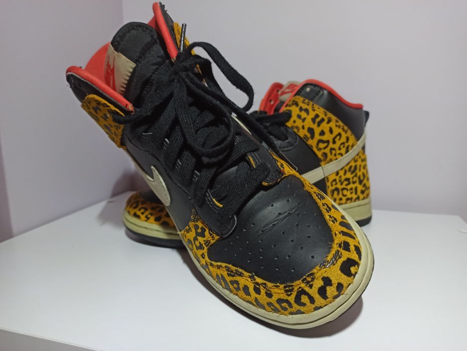 Nike DUNK High "Leopard" р.36