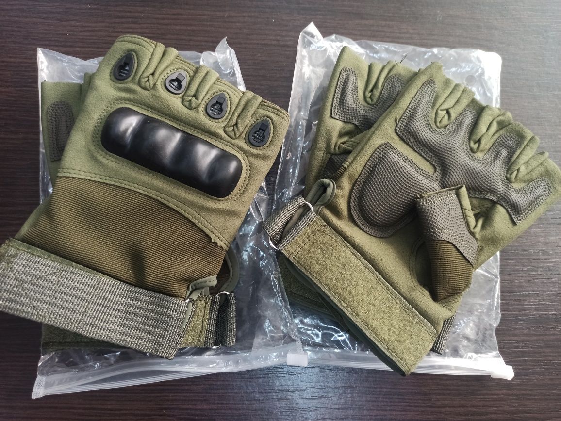 Тактичні безпалі рукавиці розмір L XL