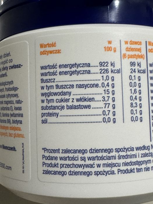Drażetki prebiotyk Vianesse