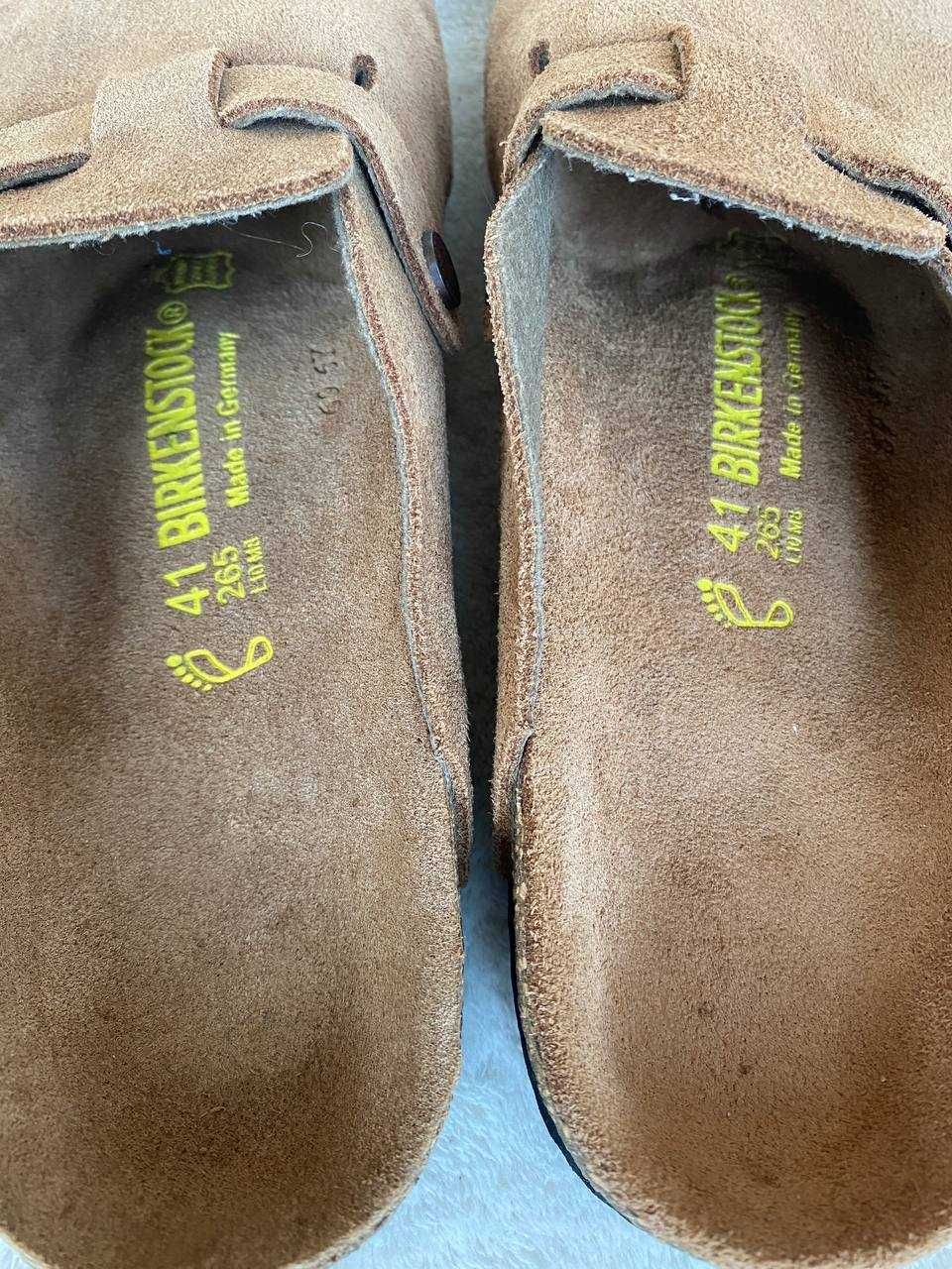 Слабо клоги BIRKENSTOCK Boston Suede