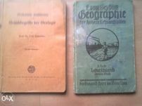 stare książki niemieckie geografia antykwariat 1923