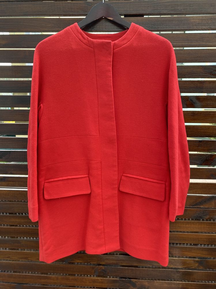Płaszcz wiosenny jesienny Zara M 38 czerwony