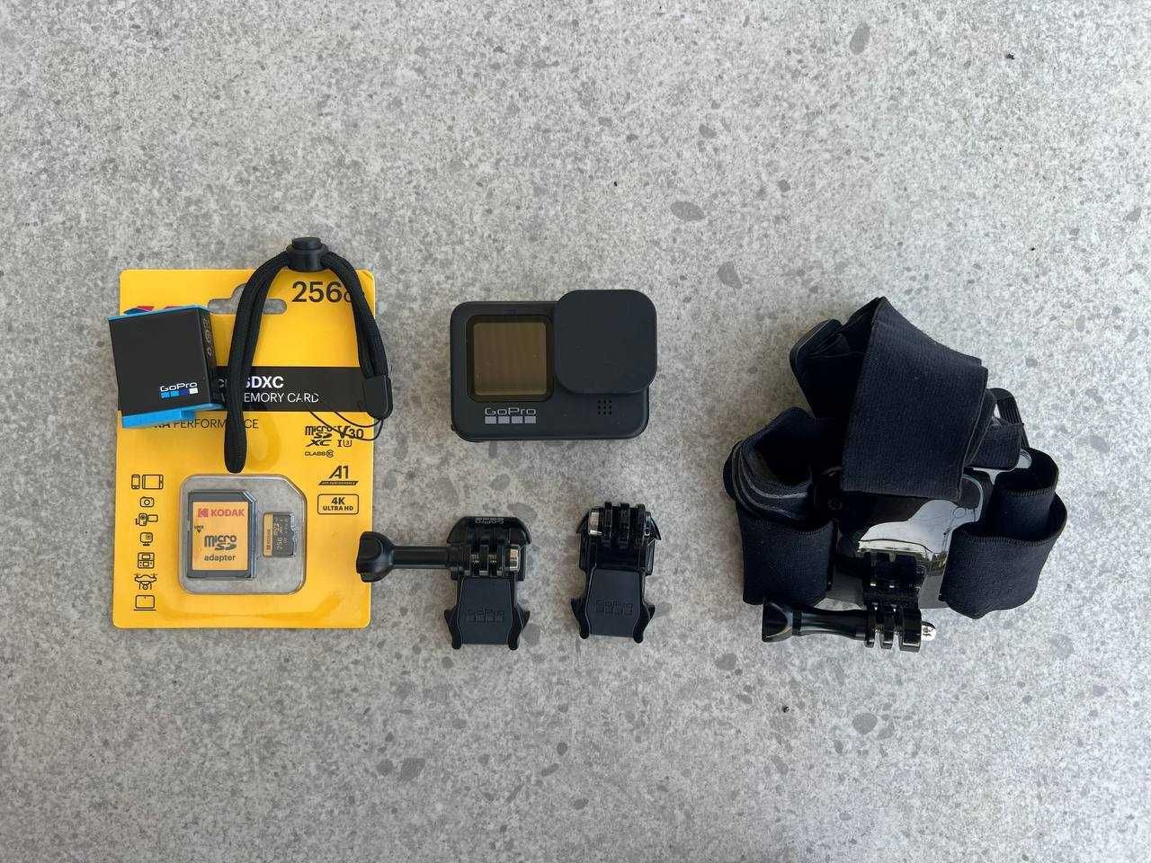 Екшн камера GoPro Hero 9  з флешкою та кріпленням на голову