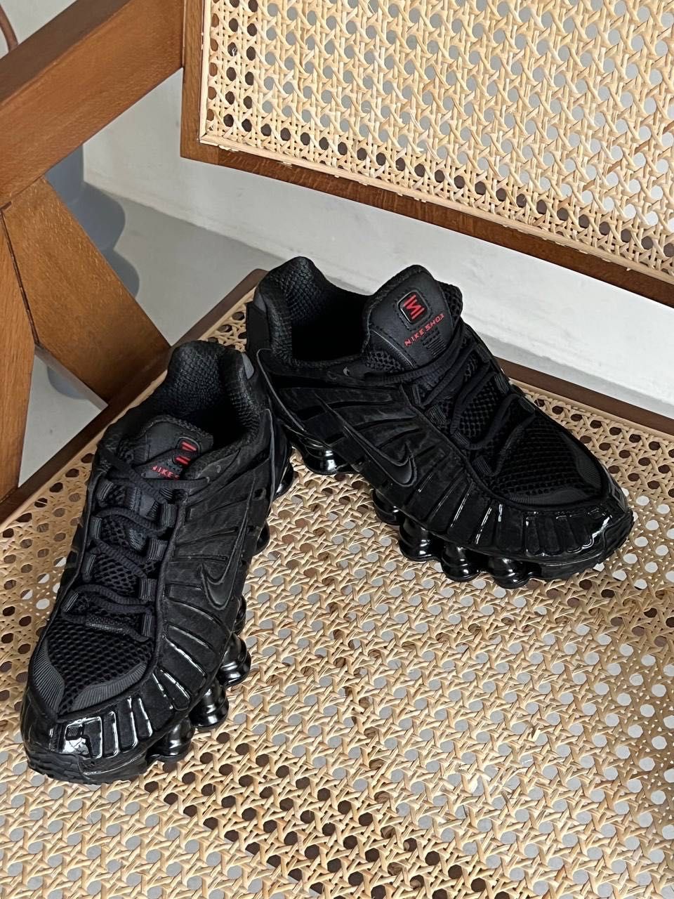 Мужские кроссовки Nike Shox TL Black. Размеры 40-45