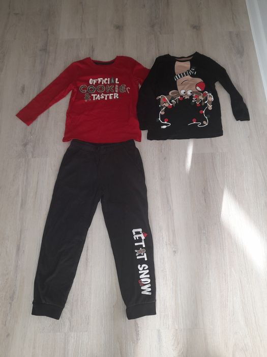 Zestaw ubrań swiatecznych 116/122