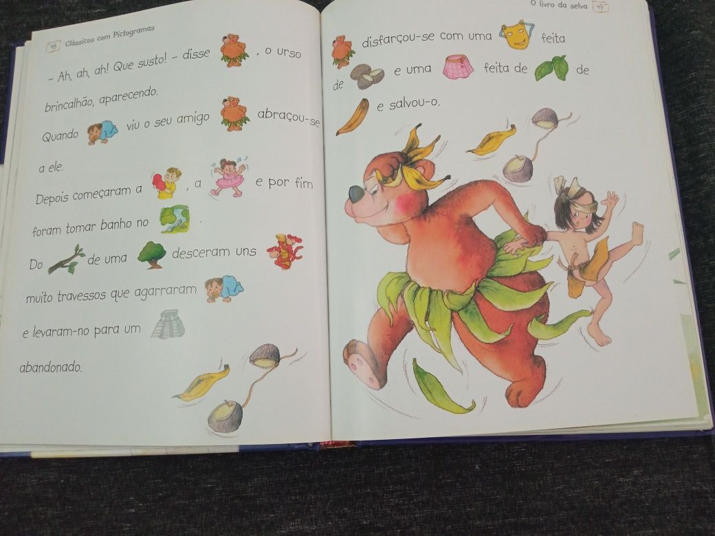Livro Infantil" Clássicos Com Pictogramas" Usado