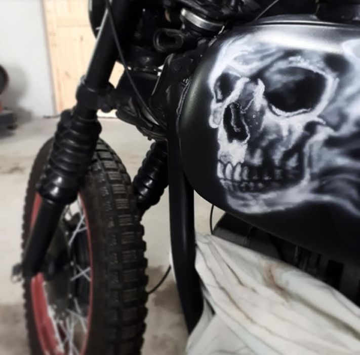 Artystyczne malowanie aerografem. Pomaluję Twój motocykl / kask