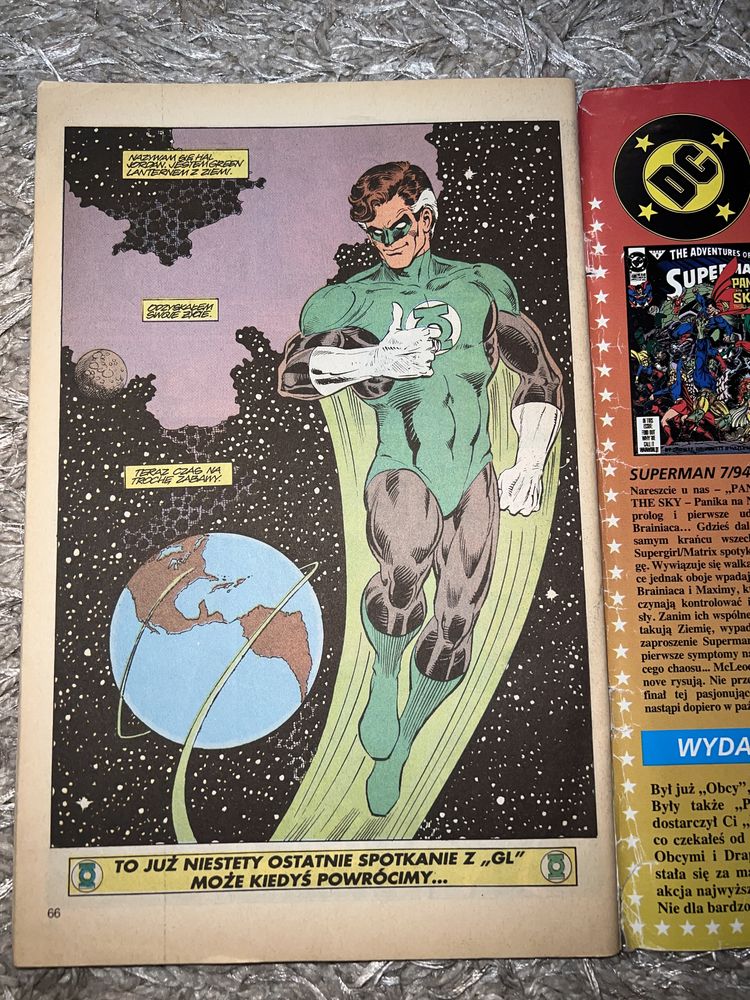 Green lantern 3/94 komiks stan dobry