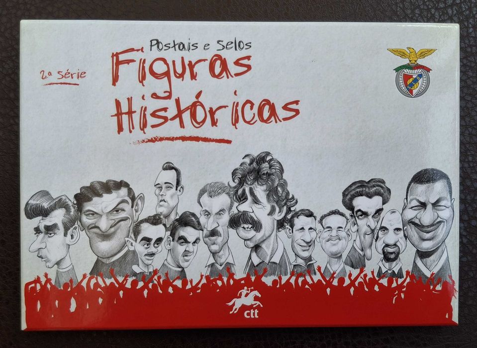 Benfica (figuras históricas) - 12 selos + 12 postais - 2ª série (novo)