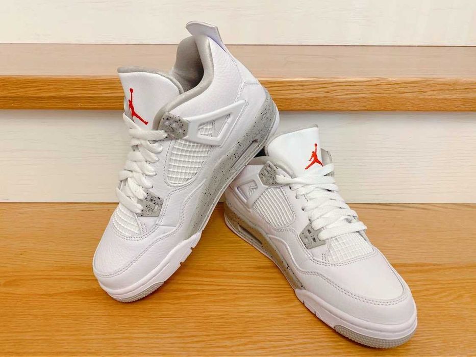 Buty-Trampk-Jordan 4 Retro White Oreo Roz.38