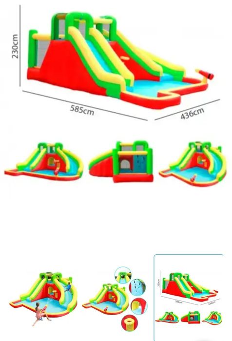 Insuflável, castelo de água