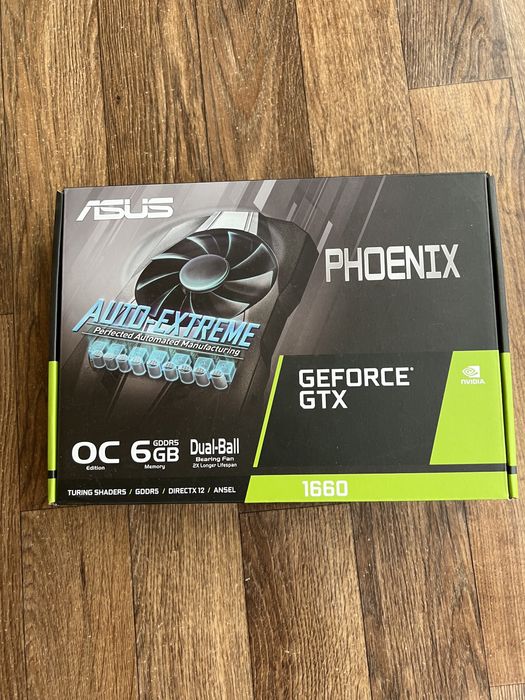 Видеокарта Asus RTX 1660 6gb ГАРАНТІЯ