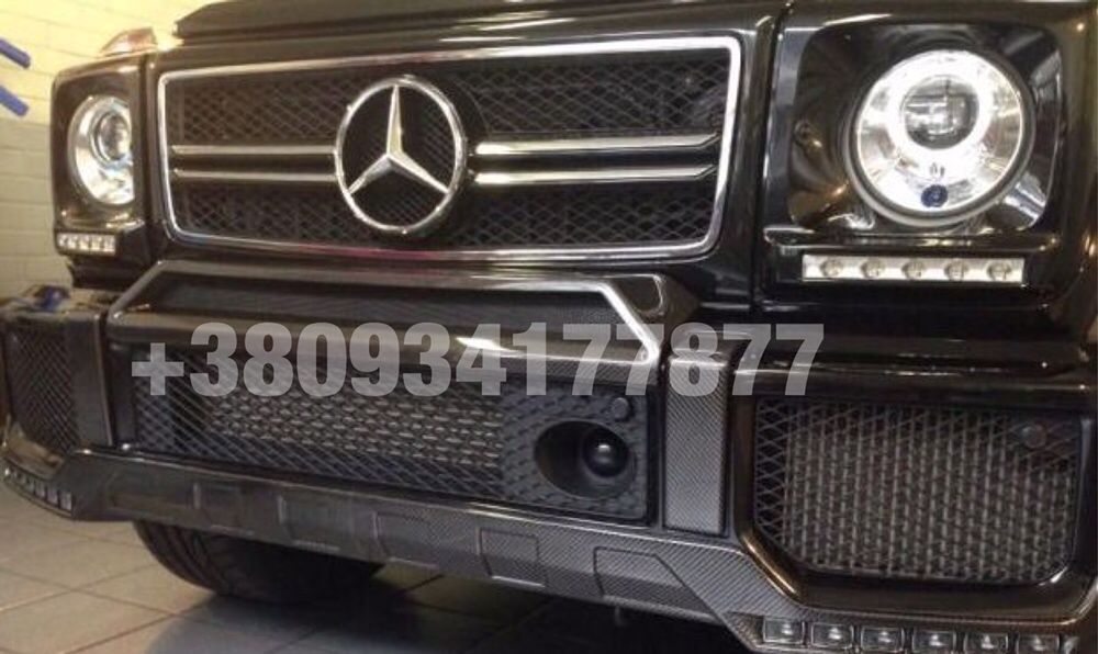 Домик накладка Бампер передний Brabus Mercedes W463 G class AMG G63