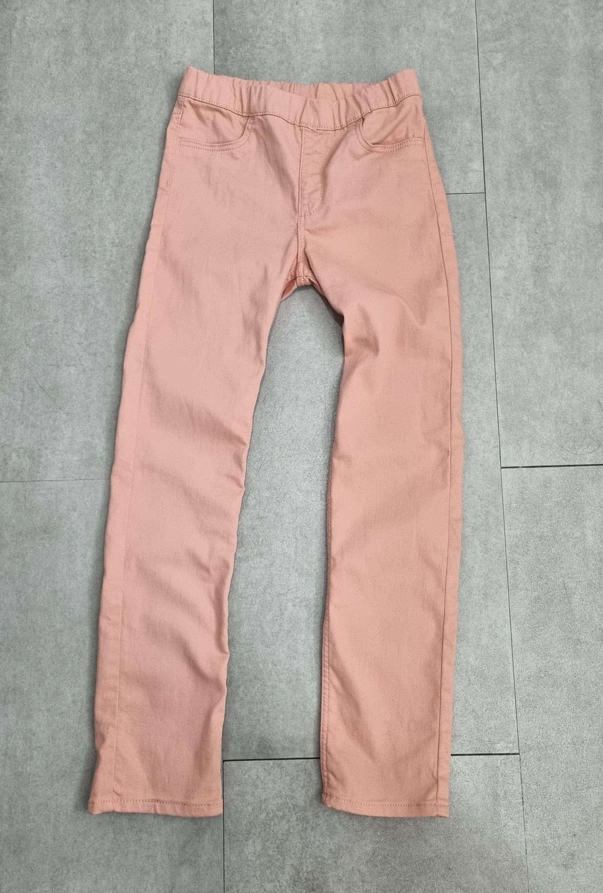 legginsy rozciagliwe h&m rozmiar 134 pudrowy róż