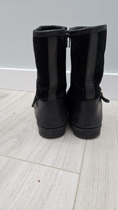 Fribbo kozaki śniegowce botki czarne zimowe 34 czarne