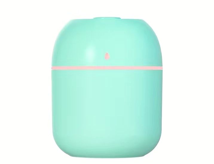 Humidificador 220 ml Branco Rosa e Verde Usb