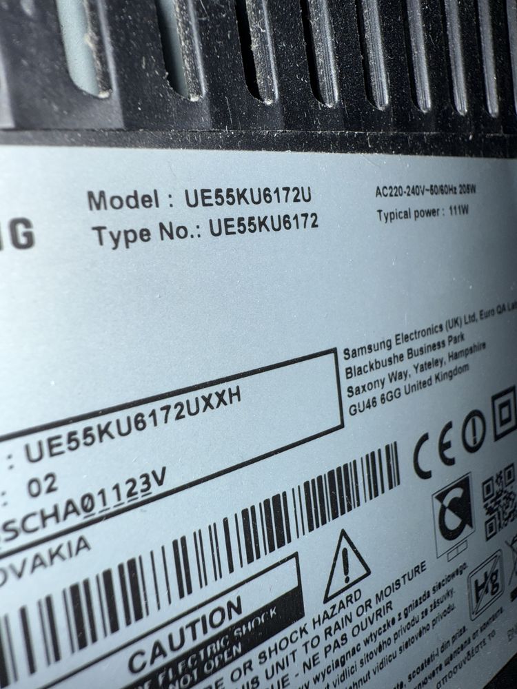 Samsung 55 cali smart tv
