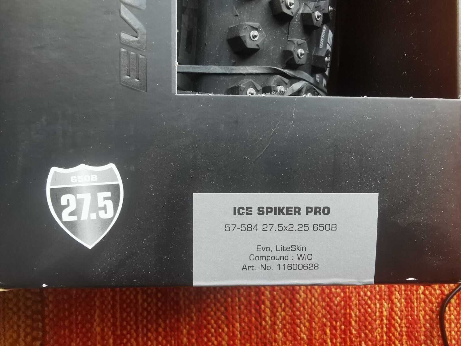 Schwalbe Ice spiker Evo 27.5 зимняя велосипедная покрышка 2шт резина