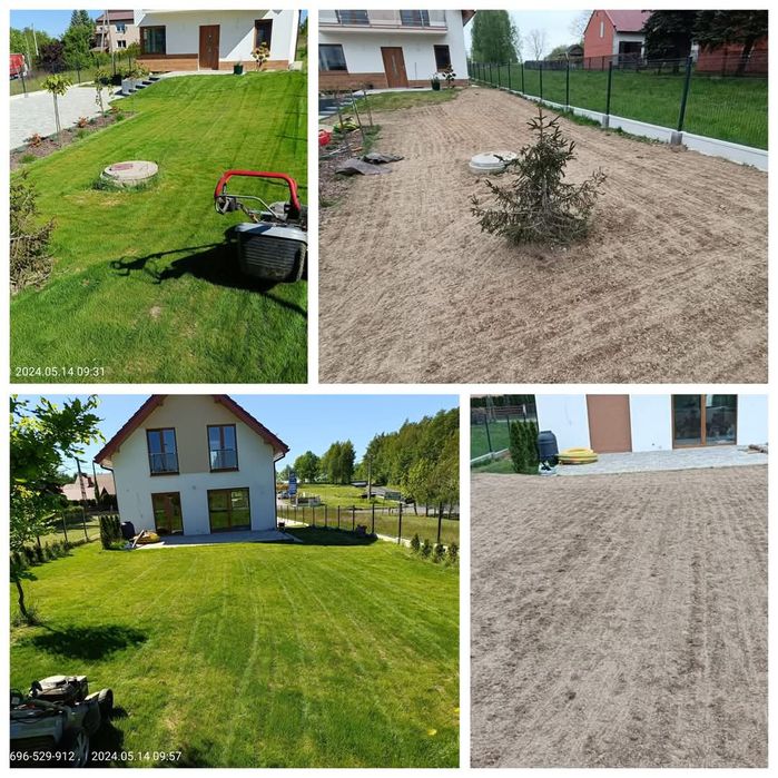 zakładania trawnika